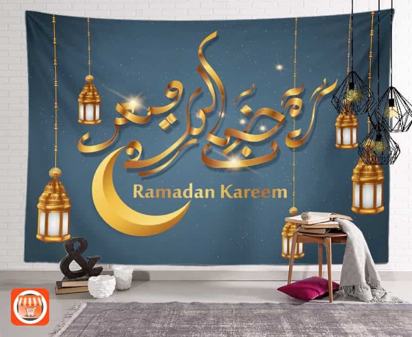 Nouveau Taie d'oreiller Ramadan décorations pour la famille, housse de  coussin en coton pour Ramadan, canapé, mosquée musulmane, 45x45cm Pilone  eid-mubarak Fanlys – housse