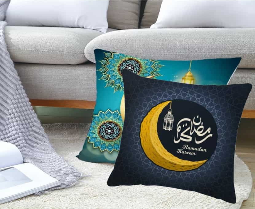Original Taie d'oreiller Ramadan décorations pour la famille, housse de  coussin en coton pour Ramadan, canapé, 45x45cm Fanlys – Pilone housse